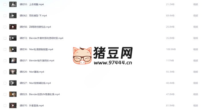 blender 实时高精度女角色制作全流程 (酷女孩)