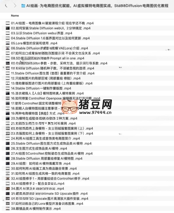 StableDiffusion 电商图优化教程:AI 绘画为电商图优化赋能,AI 虚拟模特电商图实战 StableDiffusion 电商图优化教程:AI 绘画为电商图优化赋能,AI 虚拟模特电商图实战