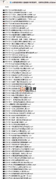 从剪辑到调色 0 基础新手影视制作,自媒体后期核心训练课 从剪辑到调色 0 基础新手影视制作,自媒体后期核心训练课