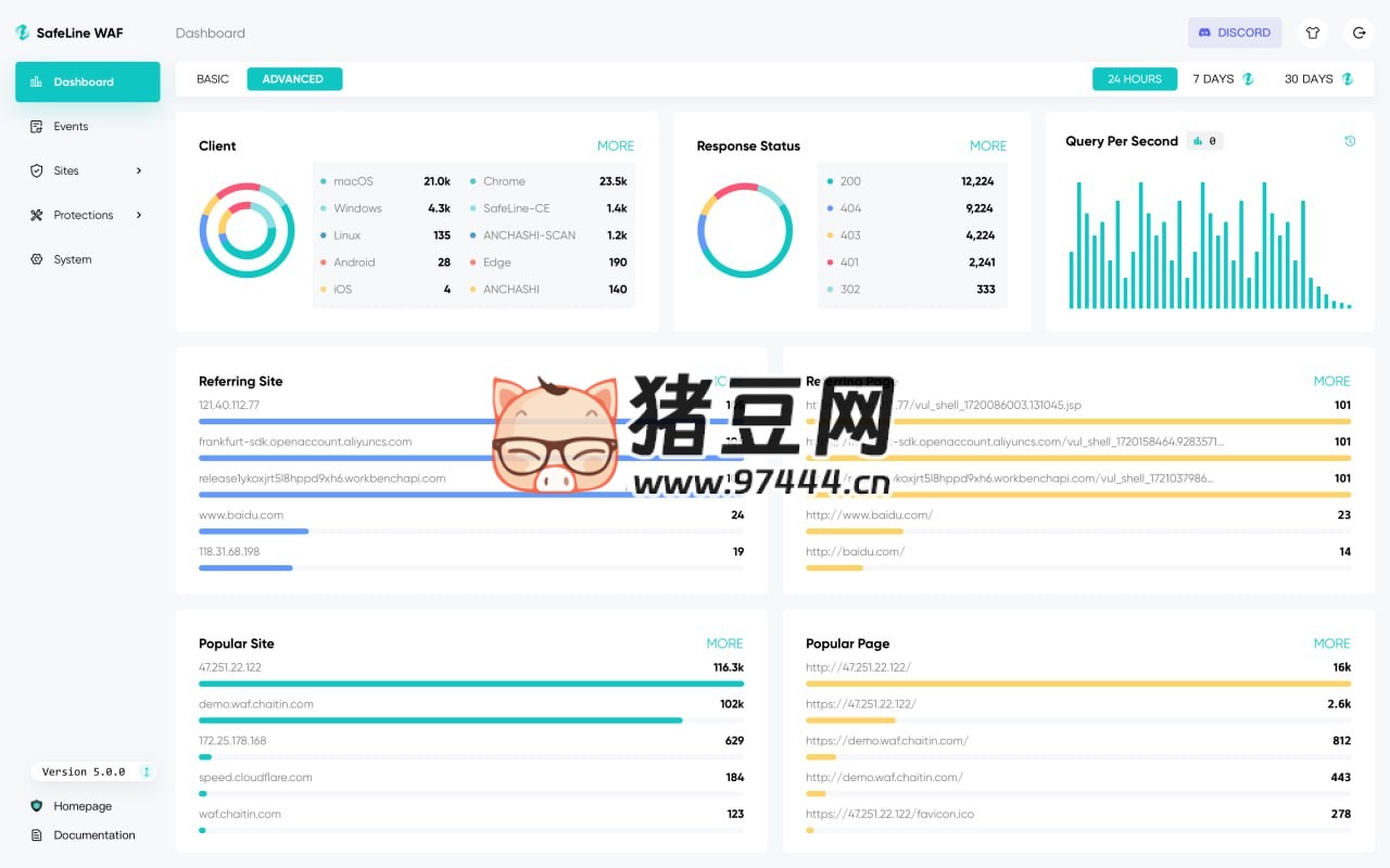 雷池：一个开源自托管的 Web 应用防火墙