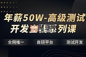 年薪 50W 高级测试开发全栈系列课 年薪 50W 高级测试开发全栈系列课
