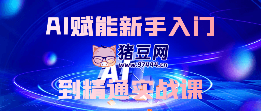 AI 赋能新手入门到精通实战课 AI 赋能新手入门到精通实战课