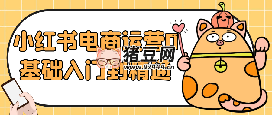 小红书电商运营 0 基础入门到精通