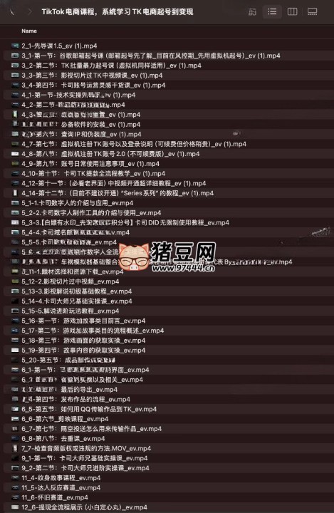 TikTok 电商课程,系统学习 TK 电商起号到变现 TikTok 电商课程,系统学习 TK 电商起号到变现