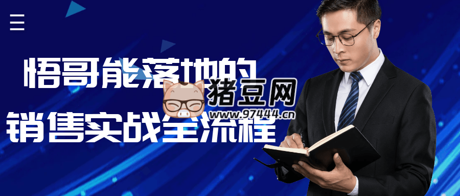 悟哥能落地的销售实战全流程 悟哥能落地的销售实战全流程